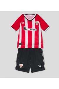 Fotbalové Dres Athletic Bilbao Dětské Domácí Oblečení 2023-24 Krátký Rukáv (+ trenýrky)